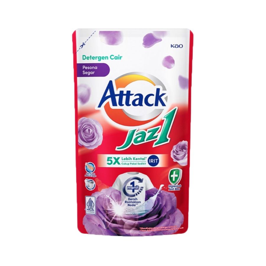 Attack Jaz1 Detergel Pesona Segar Deterjen Cair 750gram 750gram