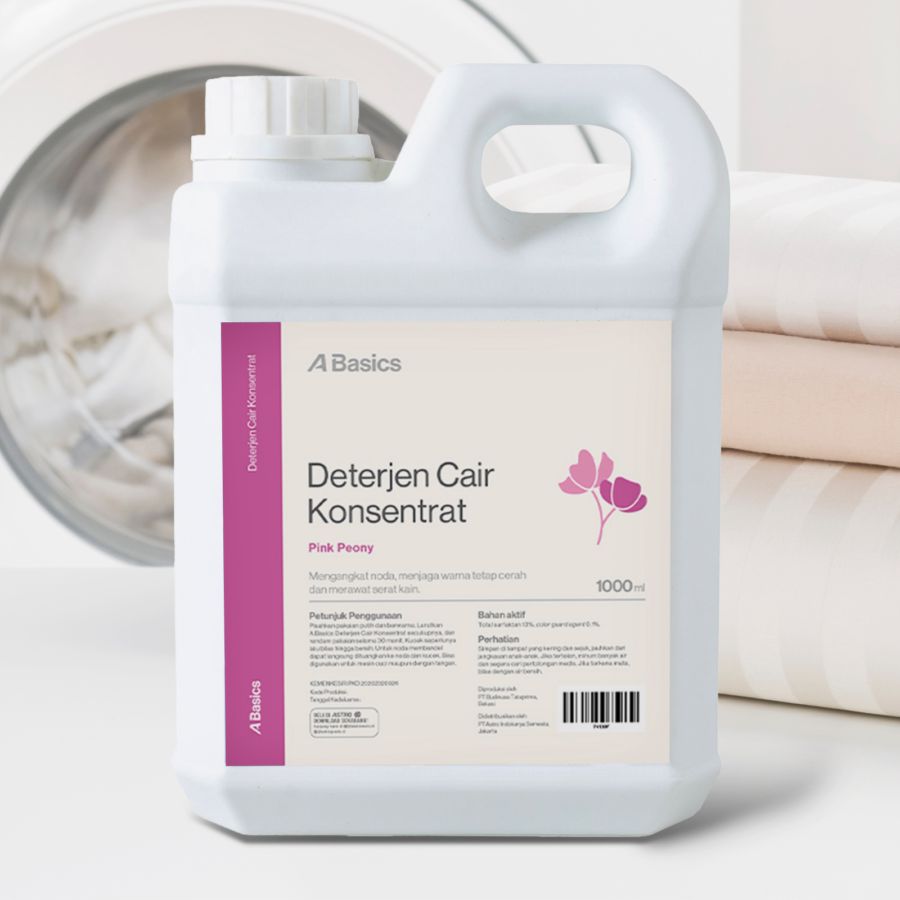 Deterjen Cair Konsentrat Pink Peony - Astro Basics 1000ml