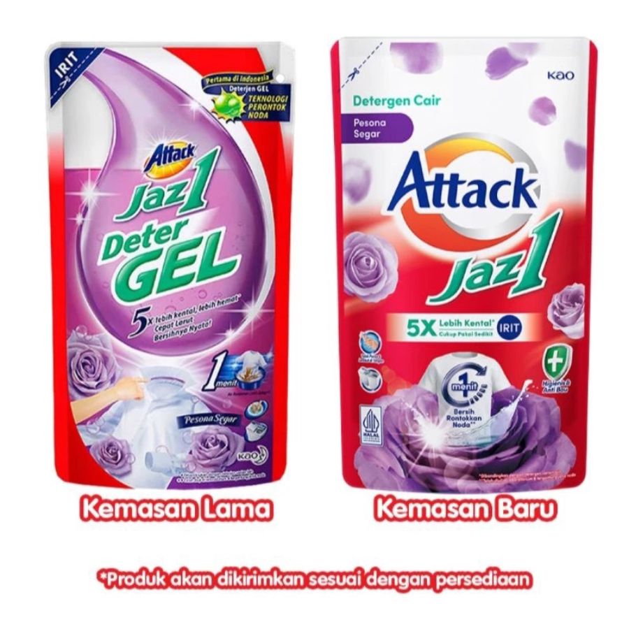 Attack Jaz1 Pesona Segar Deterjen Cair 700gram