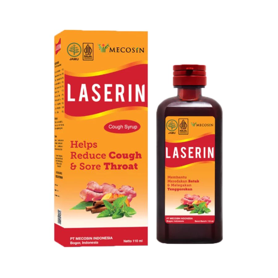 Laserin Obat Batuk Sirup Herbal 110ml 110ml