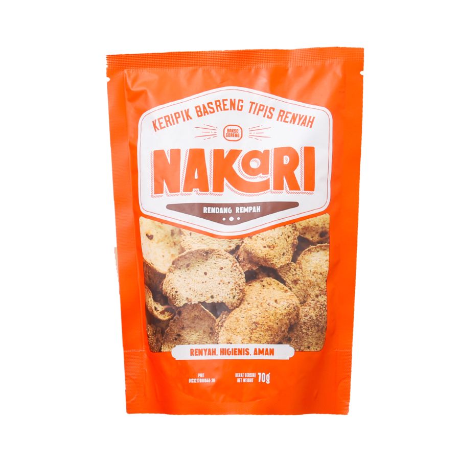 Nakari Basreng Rendang 70gr 70gram