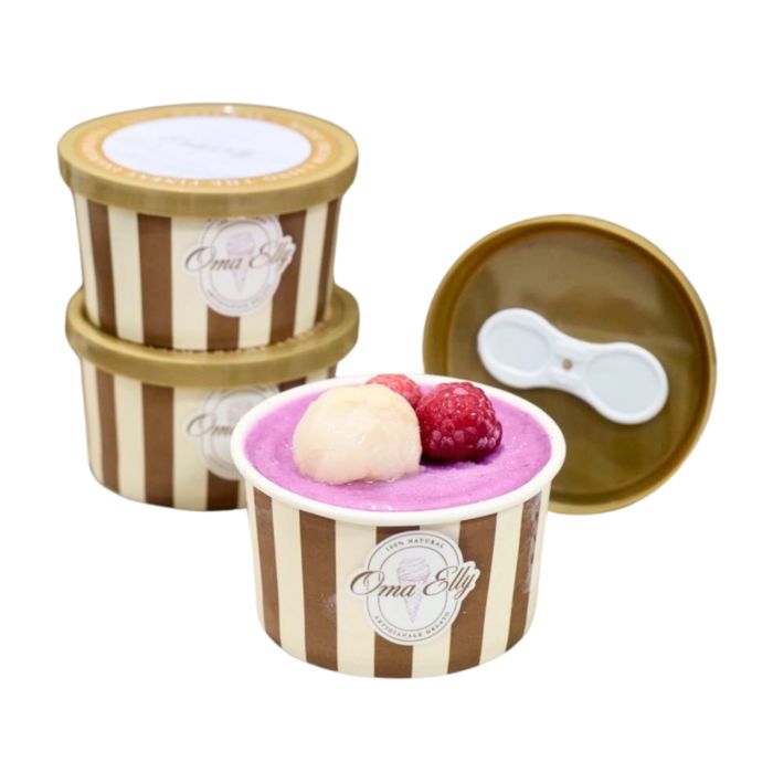 Oma Elly Gelato Lychee Raspberry 4oz