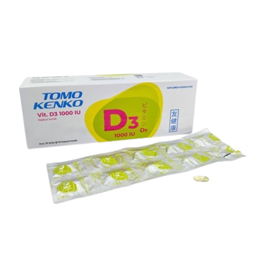 Tomo Kenko Vitamin D3 1000 IU 1 Box 1carton