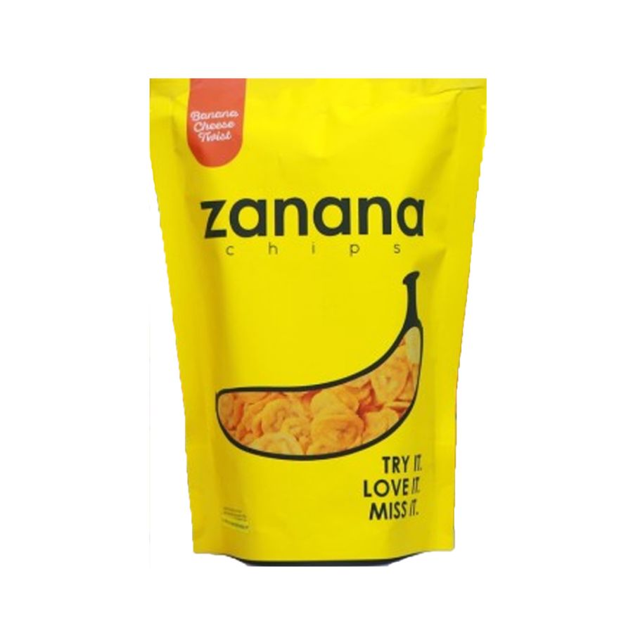 Zanana Cheese Twist Keripik Pisang 80gram