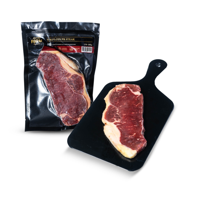 Striploin PR Steak Grass Fed Import