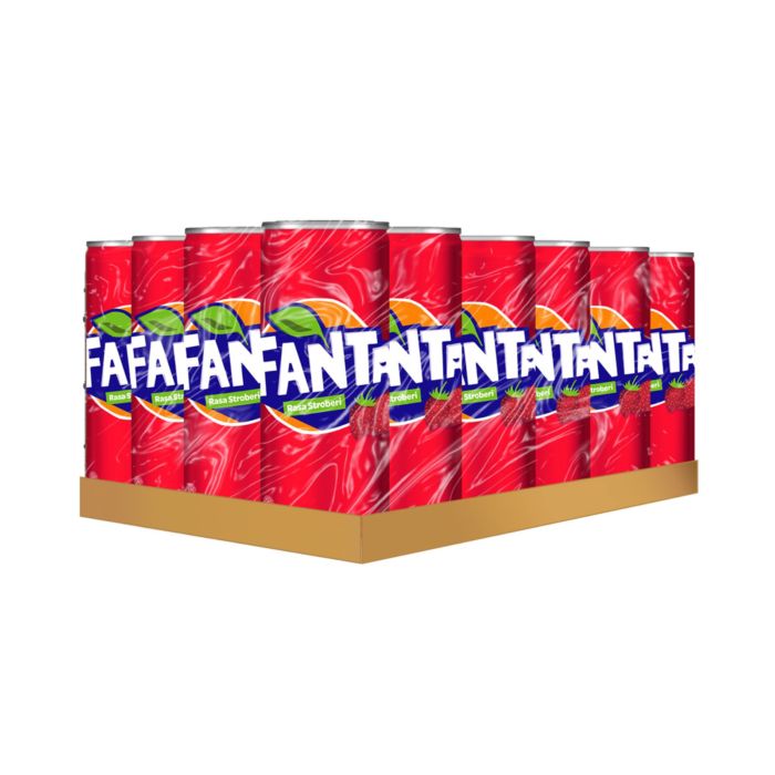 Fanta Strawberry Can Dus 250ml