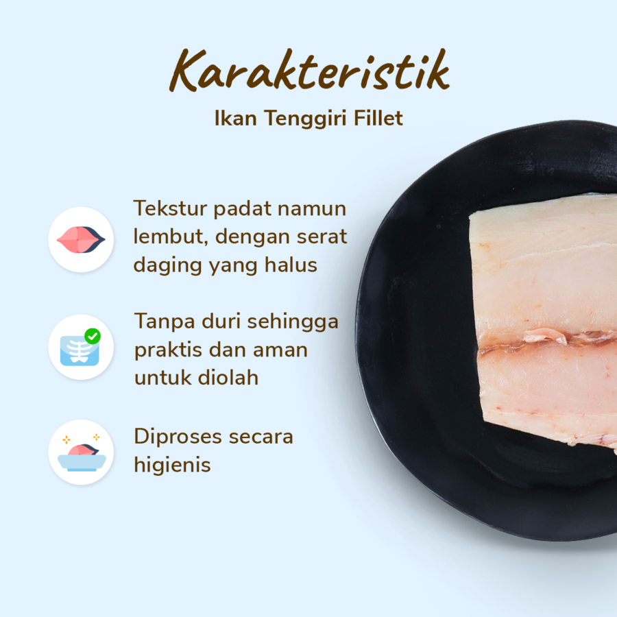 Ikan Tenggiri Fillet 250gram