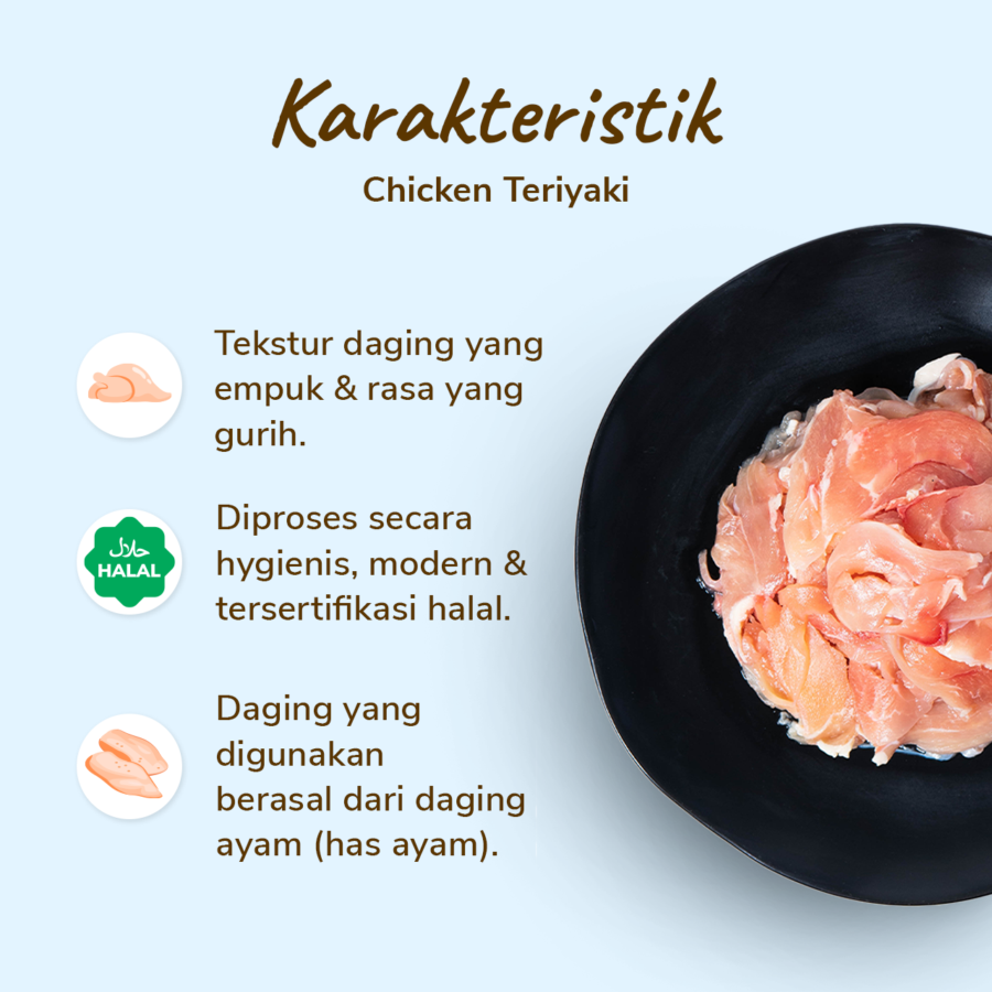 Chicken Teriyaki Astro Farm 250gram
