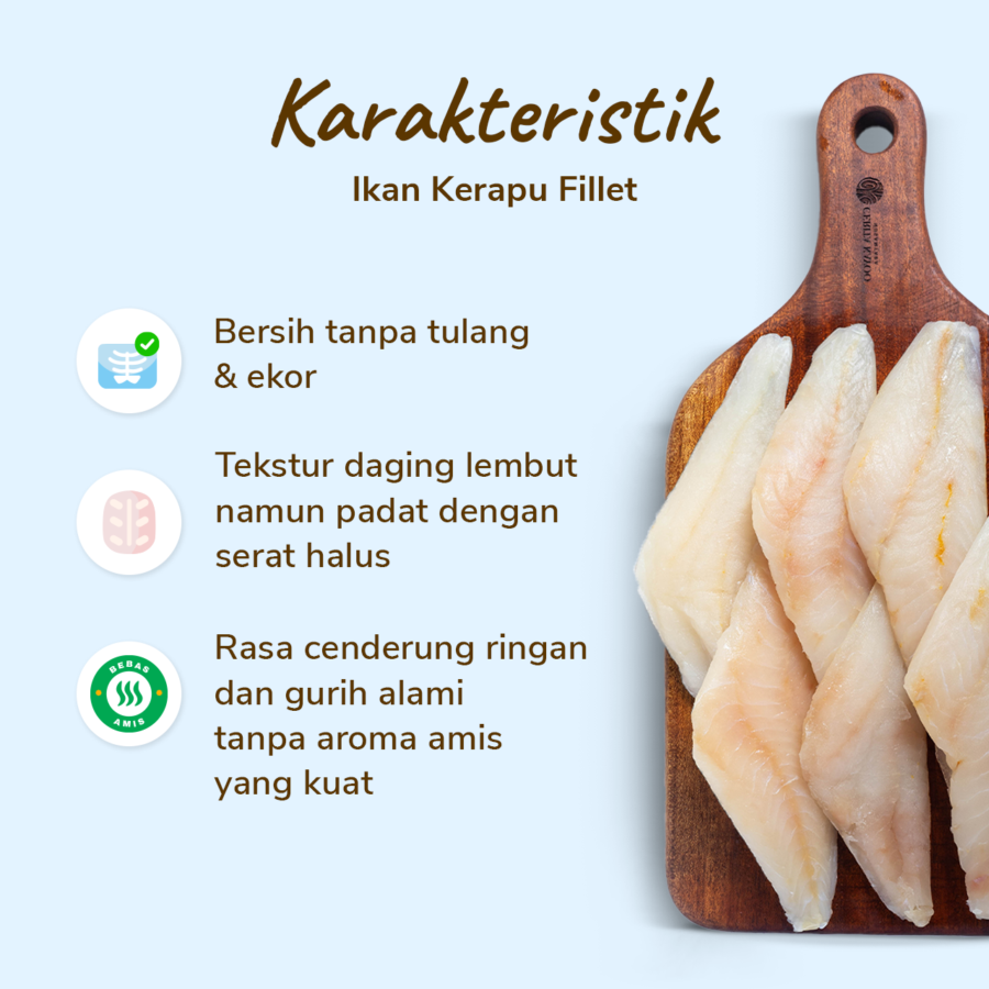 Ikan Kerapu Fillet 500gram