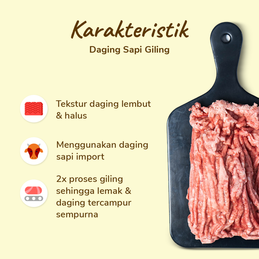Daging Sapi Giling Import 250gram