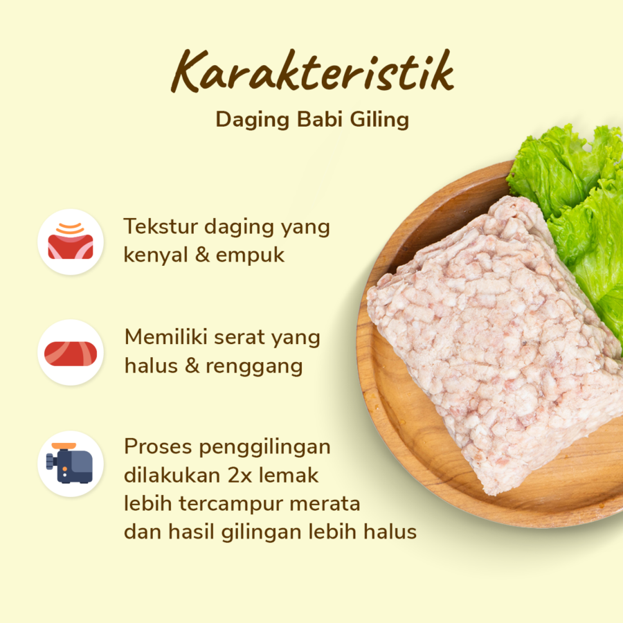 Daging Babi Giling 500gram