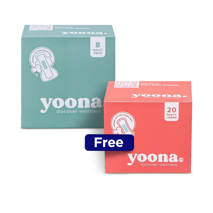 Buy 1 Yoona Night Pads 8pcs Free Yoona Panty Liners 20pcs