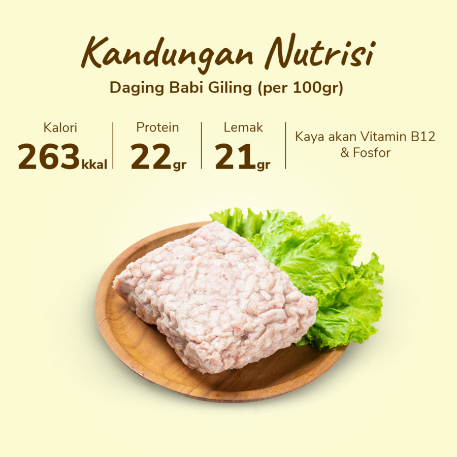 Daging Babi Giling 500gram