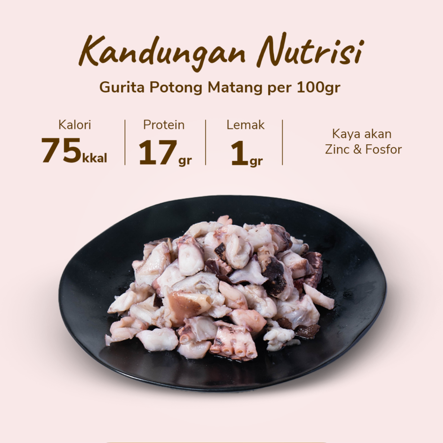 Tako Leg Cut Gurita Potong Matang 200gram