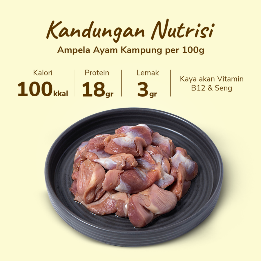 Ampela Ayam Kampung Astro Farm 250gram