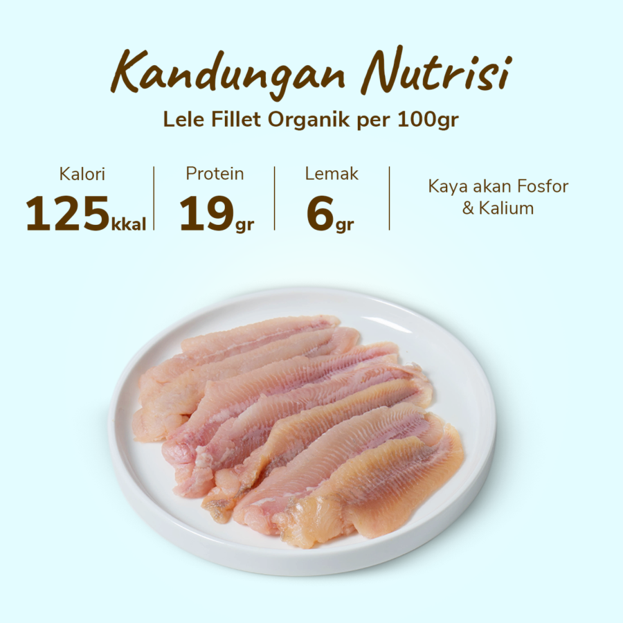 Lele Fillet Organik Astro Farm 200-230gram