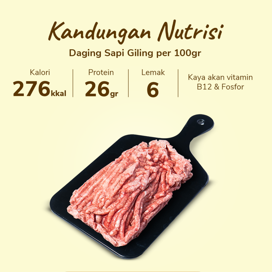 Daging Sapi Giling Import 250gram