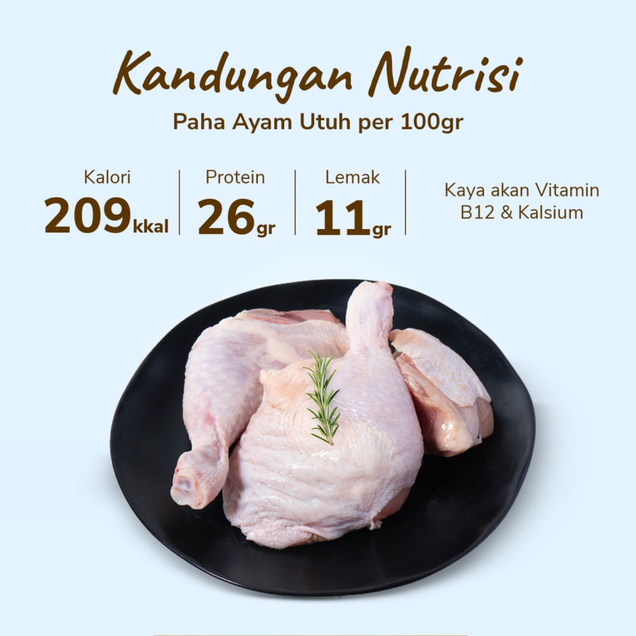 Paha Ayam Utuh Astro Farm Regular 450-550gram