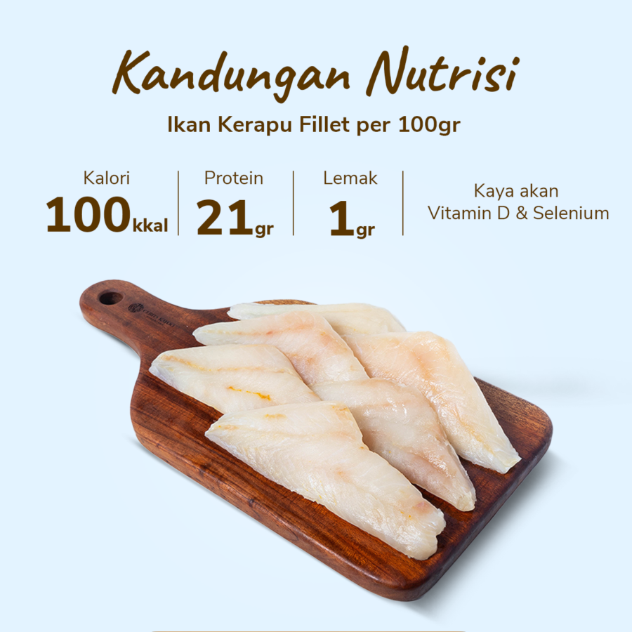 Ikan Kerapu Fillet 500gram