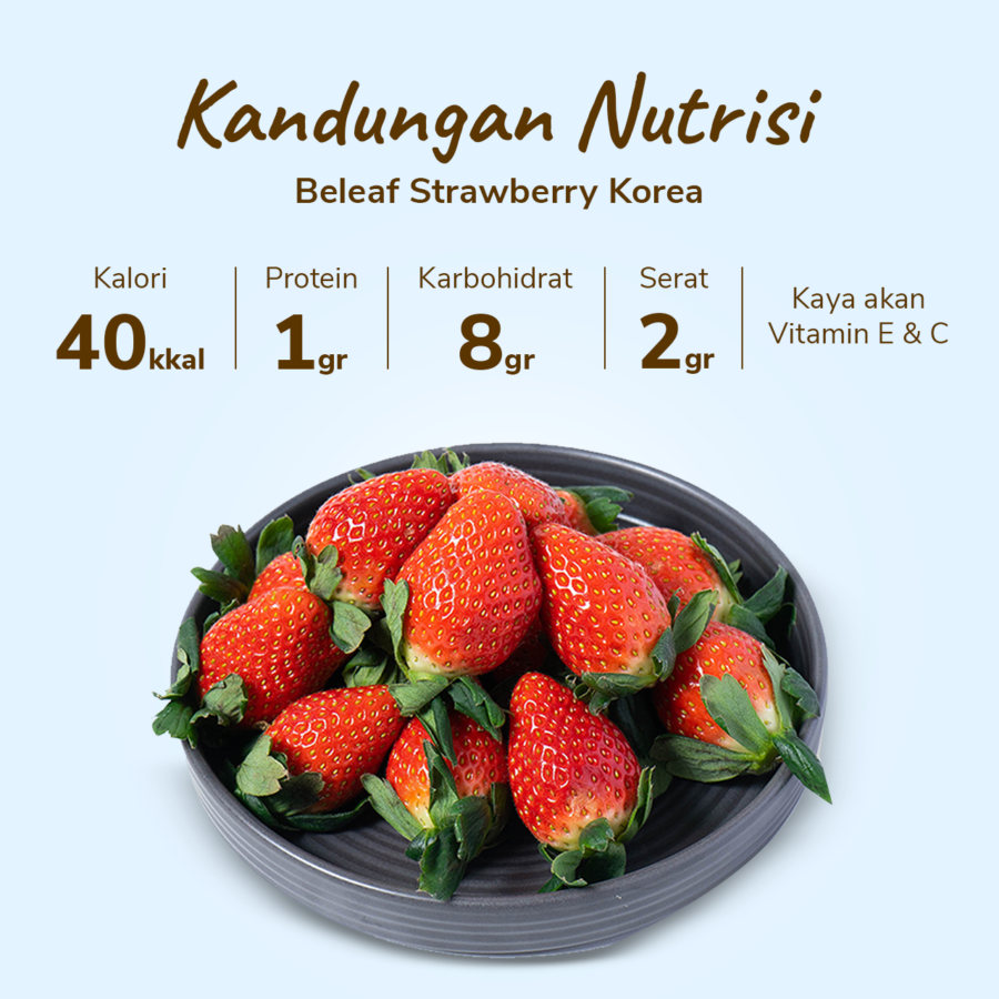 Beleaf Premium Korean Strawberry 330gram