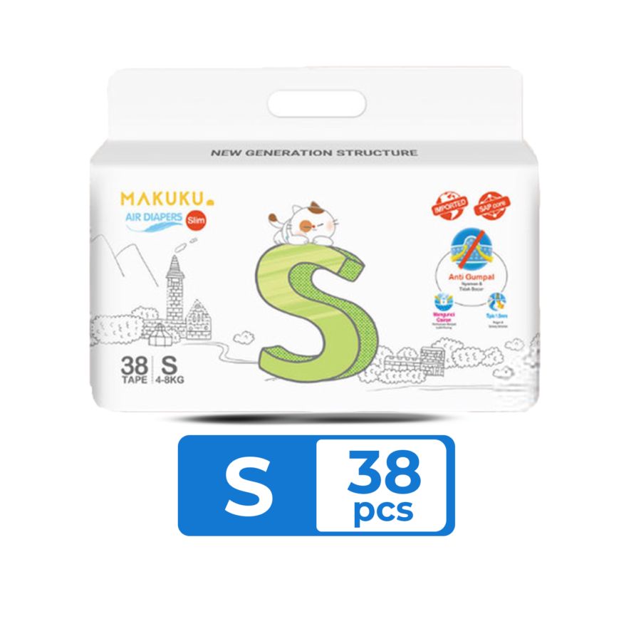 Makuku S38 Diapers Slim Tape 1pack