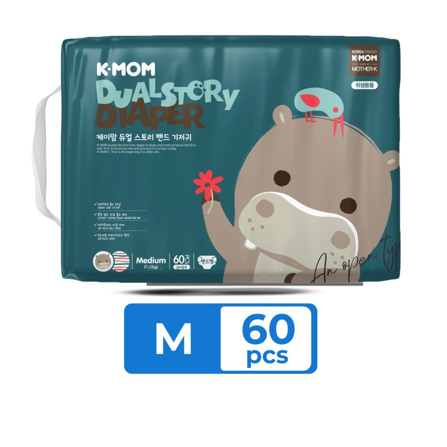 Mother-K K-Mom Dual Story Diaper Popok Perekat Bayi M60