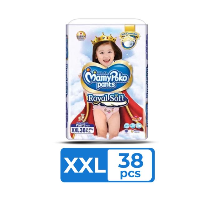 MamyPoko Royal Soft Girls XXL38 Diapers Pants
