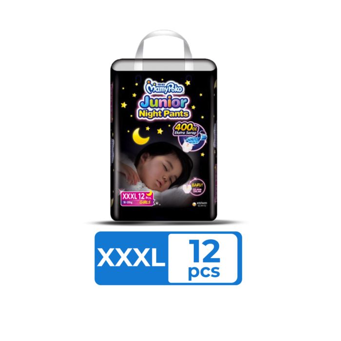 MamyPoko Junior Night Girl XXXL12 Diapers Pants