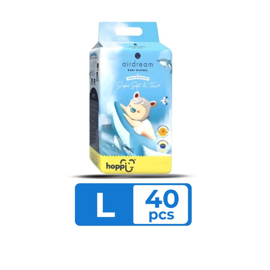 Hoppi Airdream Diapers L40 Tape 1pack