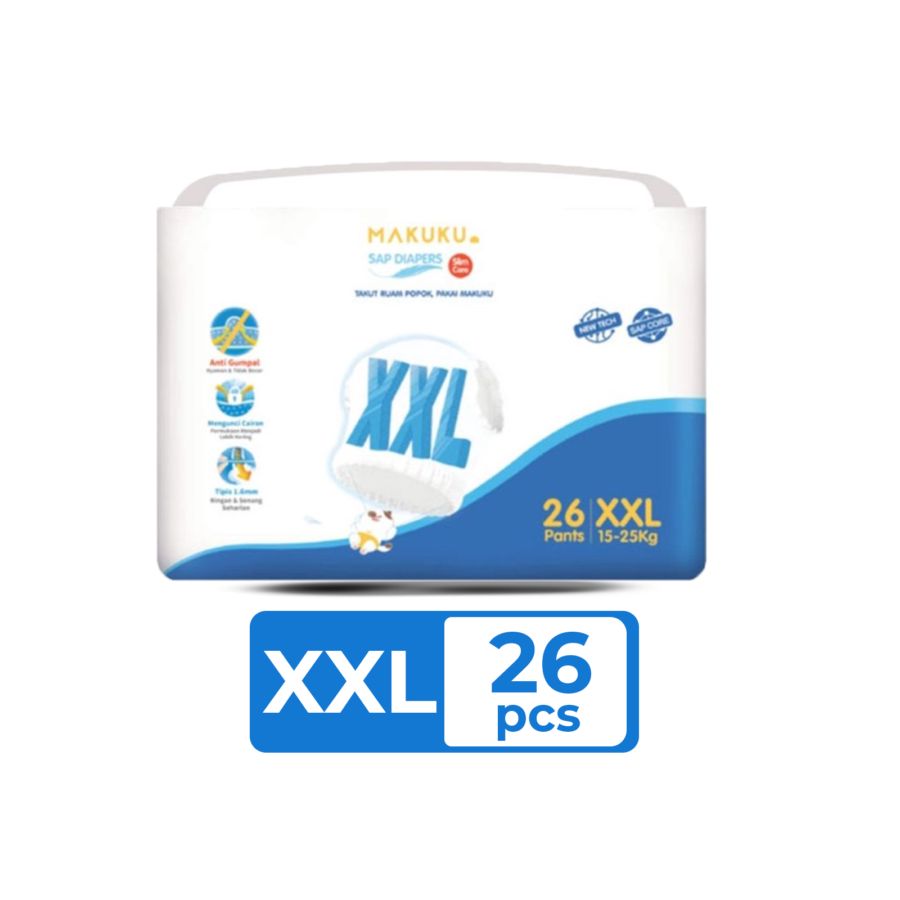 Makuku SAP Slim Care Pants Diapers XXL26 1pack