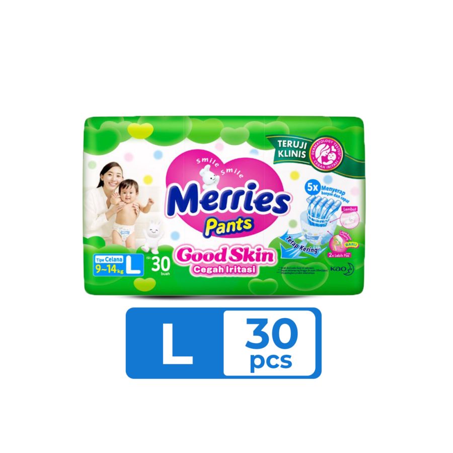 Merries Good Skin L30 Diapers Pants 1pack