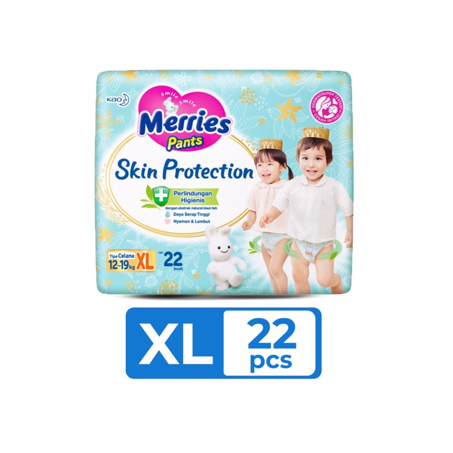 Merries Skin Protection Pants Diapers XL22 1bags