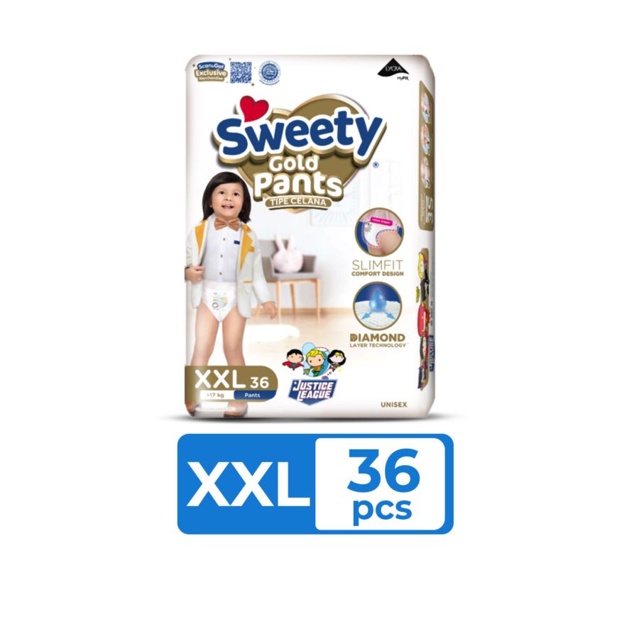 Sweety Gold Tidur Nyenyak Pants Diapers XXL36 1pack