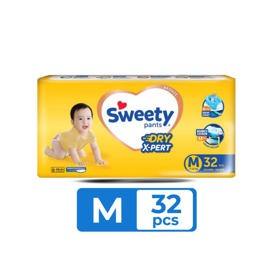 Sweety Dry X-Pert Bronze Pants Diapers M32 1pack