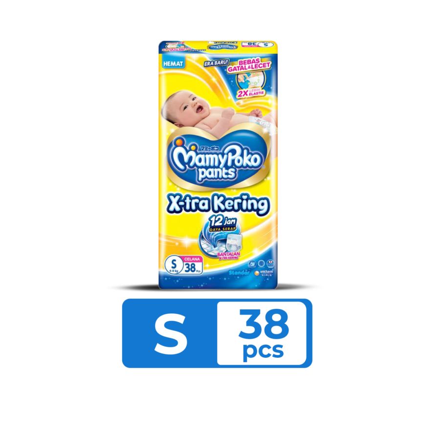 Mamypoko X-tra Kering S38 Diapers Pants 1pack