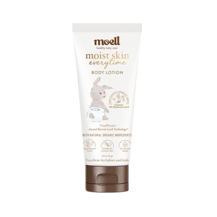 Moell Moist Cream Body Lotion Baby 185 gr