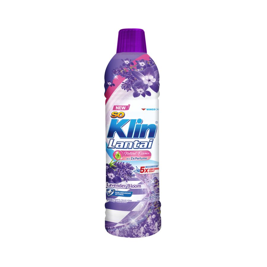 SoKlin Pembersih Lantai Lavender Bloom 800ml