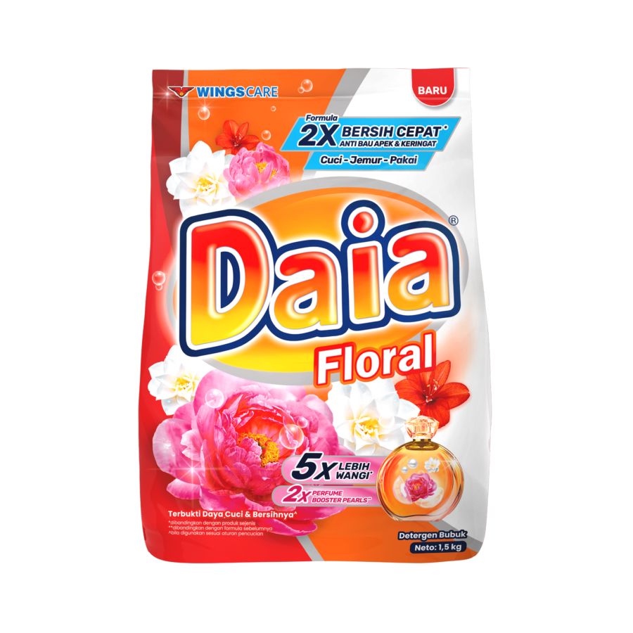 Daia Floral Deterjen Bubuk 1500gram