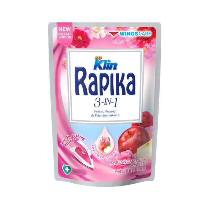 Rapika Pelicin Pakaian Korean Camellia/Pelicin Pewangi Pakaian