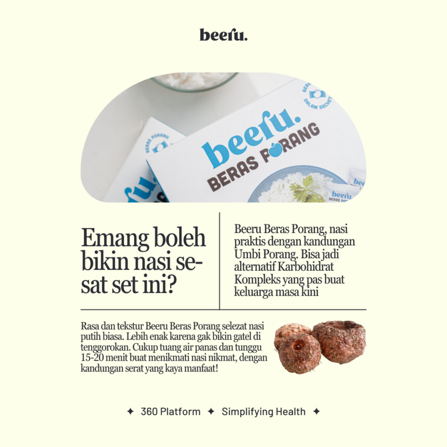 Beeru Beras Porang Box Sachet (7x 40gr)