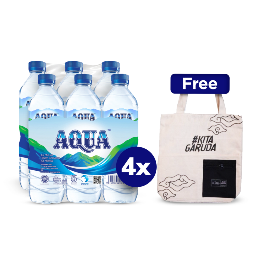 Beli Aqua Gratis Totebag Garuda Official