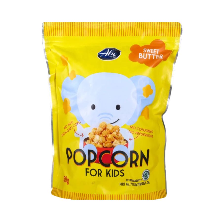 Abe Food Popcorn For Kids Sweet Butter 80gram