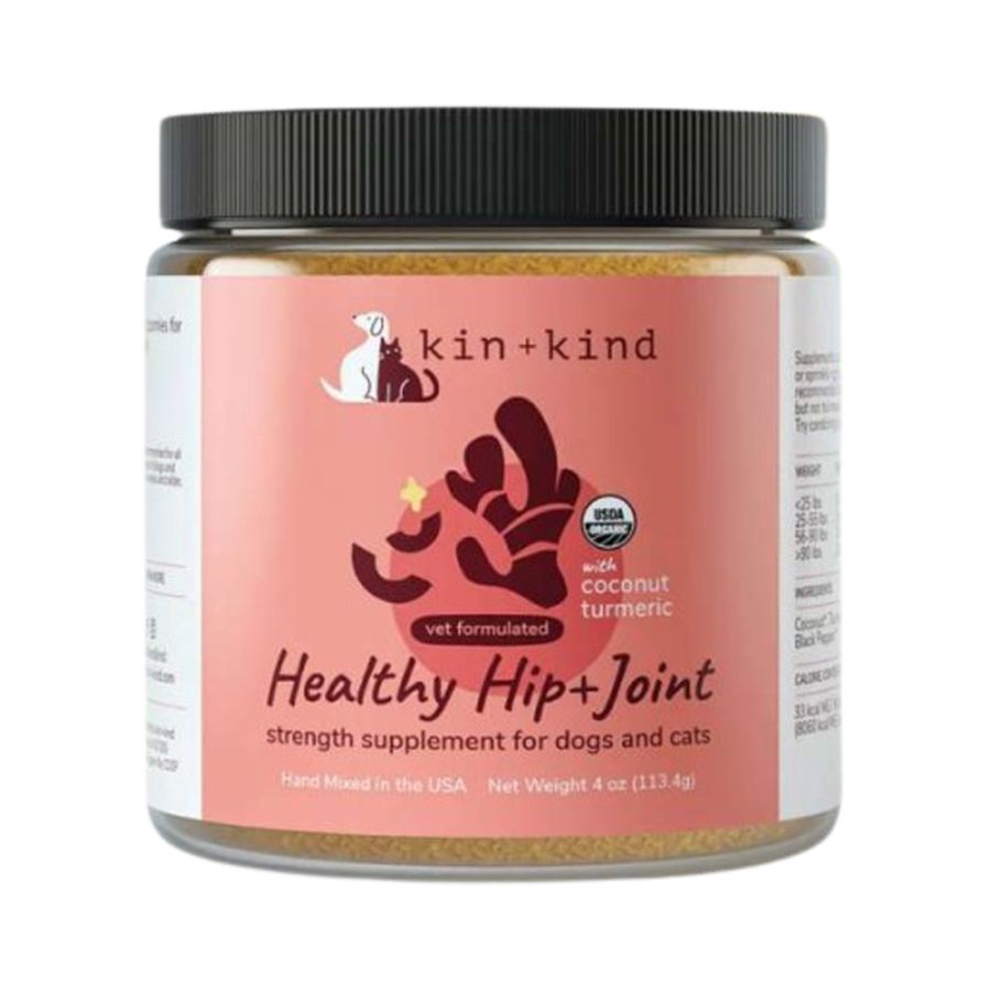 Kin+Kind Healthy Hip And Joint Dog Cat Supplement 113gram