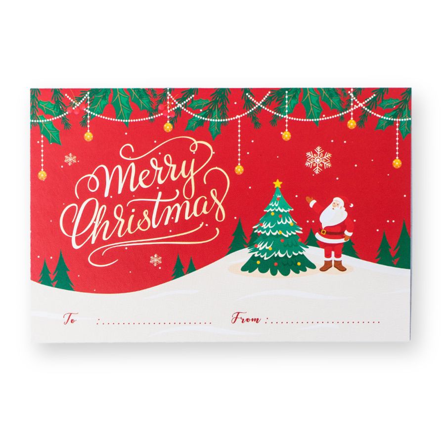 Kartu Ucapan Christmas (8cm x 12cm) 20 pcs 1pcs