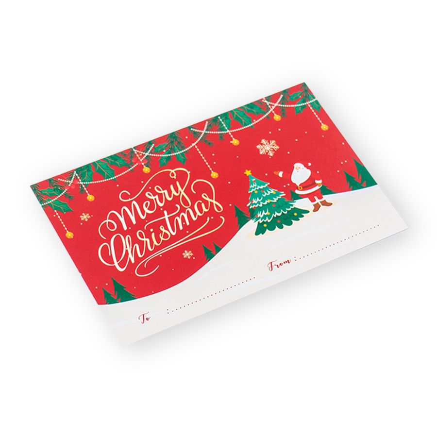 Kartu Ucapan Christmas (8cm x 12cm) 20 pcs 1pcs