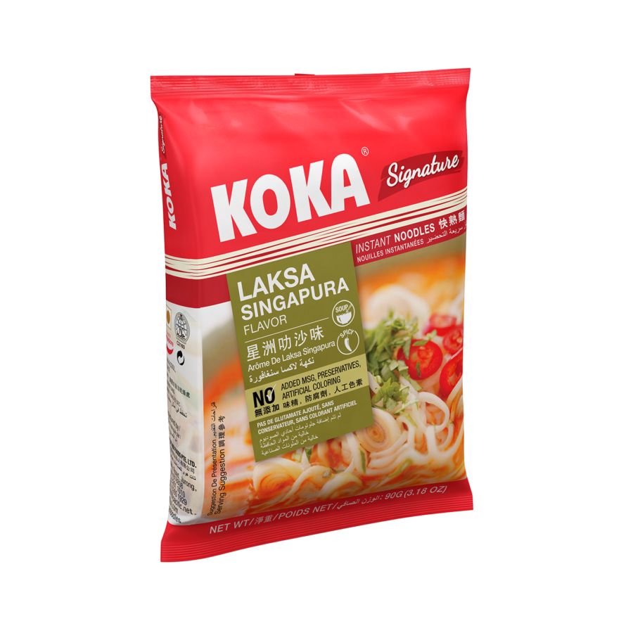 Koka Mie Kuah Laksa Singapura Flavour Mie Instan 90gram