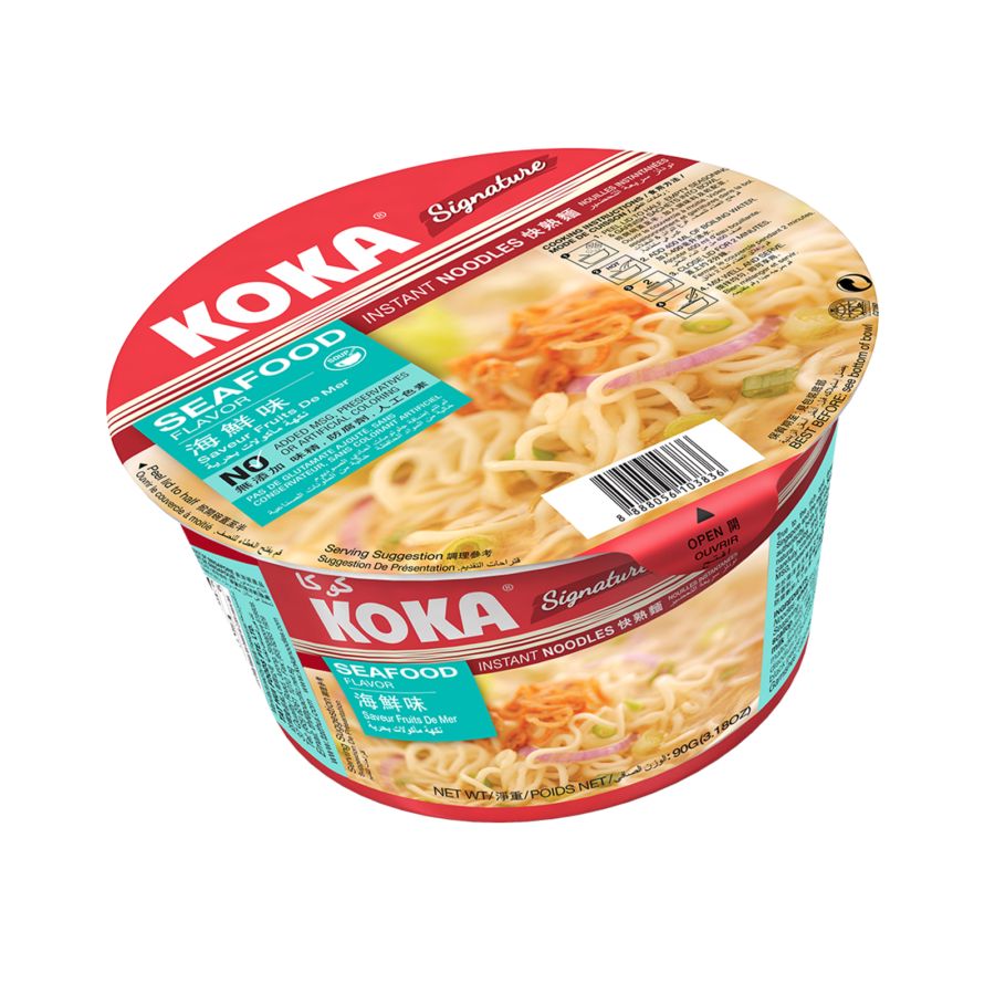 Koka Mie Kuah Seafood Flavour Mie Instan Bowl 90gram
