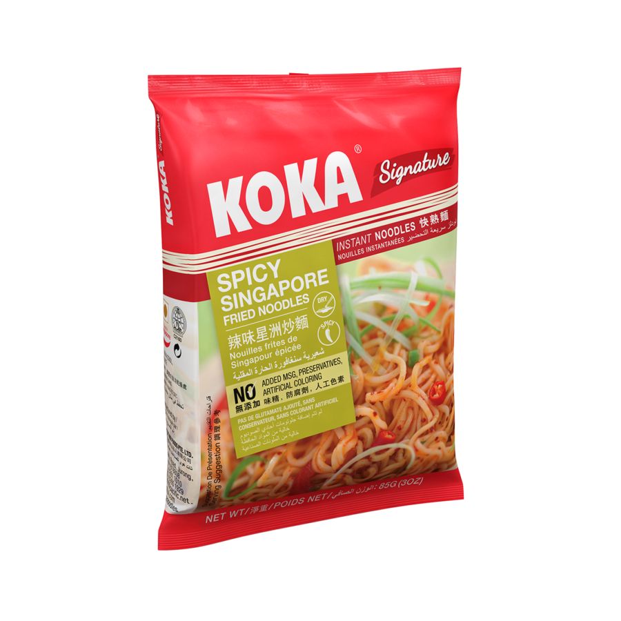 Koka Fried Noodle Spicy singapore Mie Instan 85gram