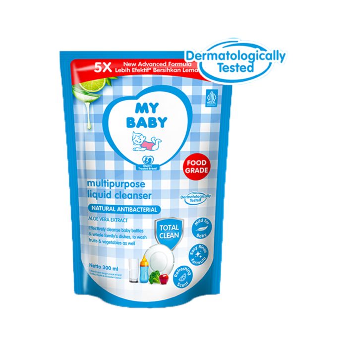 My Baby Multipurpose Liquid Cleanser Refill Pack/Pembersih Perlengkapan Bayi 300ml