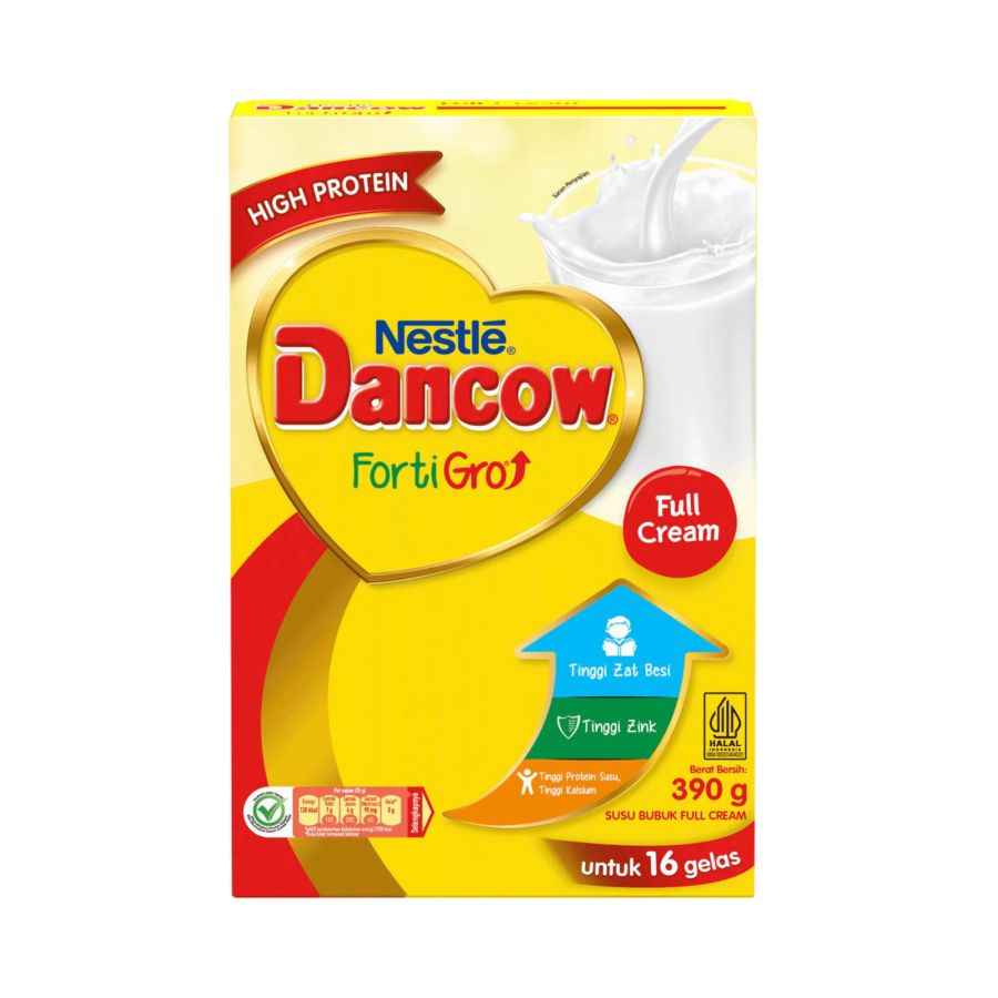 Dancow Forti Gro High Protein Full Cream 390gram